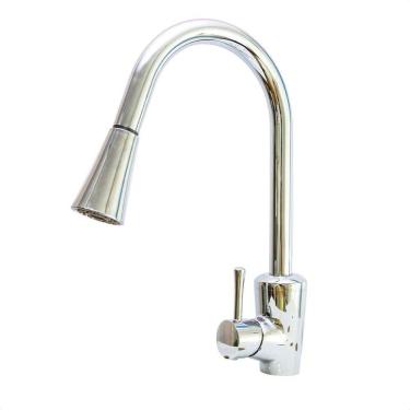 Imagem de Torneira Cozinha Misturador Monocomando  Extensível de Mesa