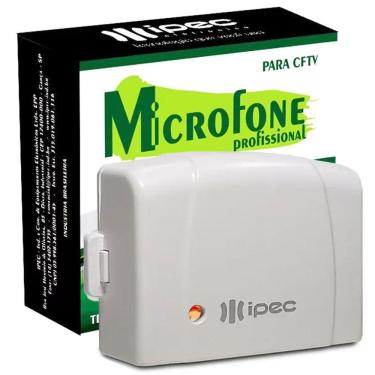 Imagem de Microfone Profissional Para Câmeras Cftv Com Duas Saídas Áudio A2909 Ipec
