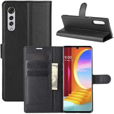 Imagem de Capa Capinha Carteira Para Novo Lg Velvet Case Couro Flip