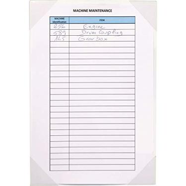 Imagem de Suporte de bolso autoadesivo de 4 cantos para escrita fácil e dobrável, reposicionável, 5/PK (P15430)