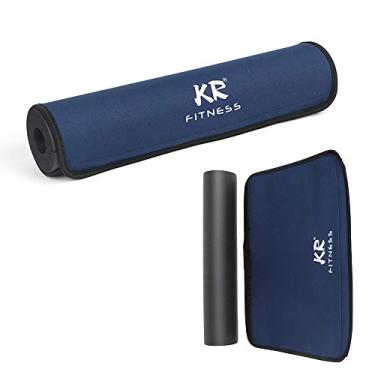 Imagem de AKT Barbell Squat Pad Oxford tecido stretch pescoço e ombro almofada protetora ótima para agachamentos, quadril e levantamento de peso