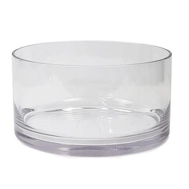 Imagem de Vaso Redondo Floreira Terrario Cilindro em Vidro Suculentas, Arranjos 24x20cm