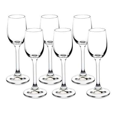 Imagem de Jogo de 6 tacas para licor Anna em cristal ecologico 65ml A15cm-TRANSPARENTE - Bohemia- Full Fit