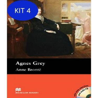 Imagem de Kit 4 Livro Agnes Grey (Audio Cd Included)