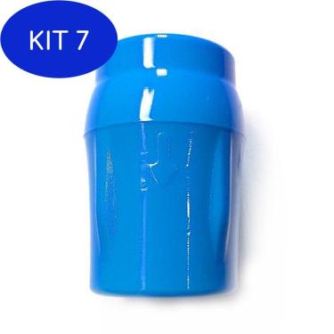 Imagem de Kit 7 Bloqueador Eliminador De Ar Premium Azul Economize Até