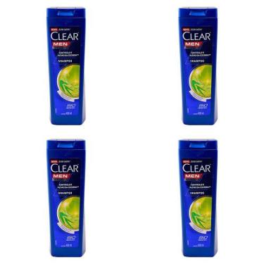 Imagem de Kit 4 Und Shampoo Clear Anticaspa Eucalipto Melaleuca 400ml