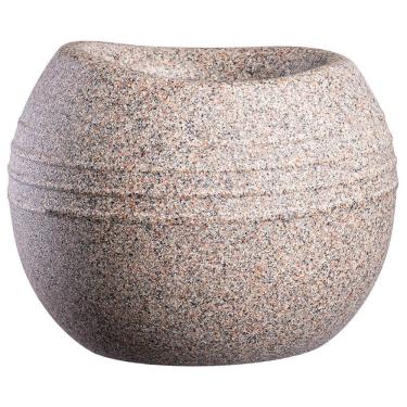 Imagem de Vaso Redondo Búzios Pedra 13,5cm Terrano