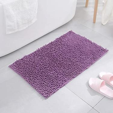 Imagem de SHENGANG Tapete de banho para quarto de cozinha tapete para sala de estar piso antiderrapante porta almofada absorvente, 7,40x60cm