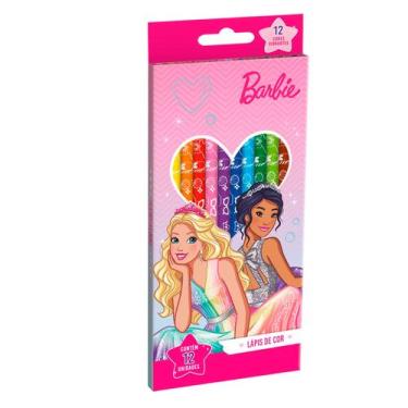 2 Revistas infantis ler e colorir Barbie com lápis de cor +