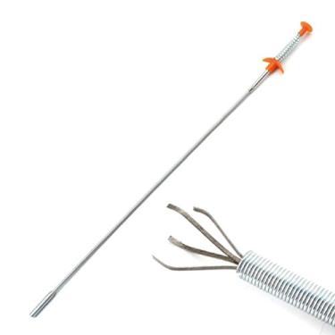 Imagem de Driak 1 peça de ferramentas de dragagem para limpeza de lavatórios de banheiro de cozinha Ferramentas de dragagem apanhador de cabelo dobrável tubo de mola draga uso doméstico