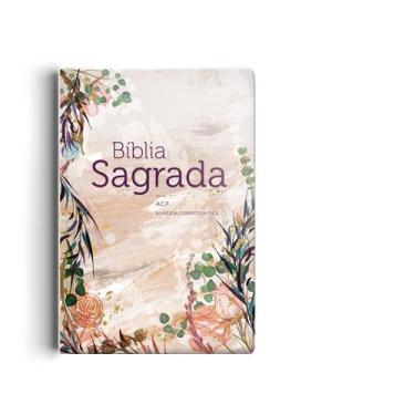 Imagem de Livro - Bíblia Acf Semi Luxo Flor Marmorizada