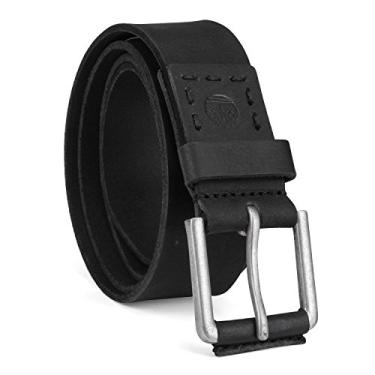 Imagem de Timberland Cinto de couro masculino casual clássico diário, Preto, 50