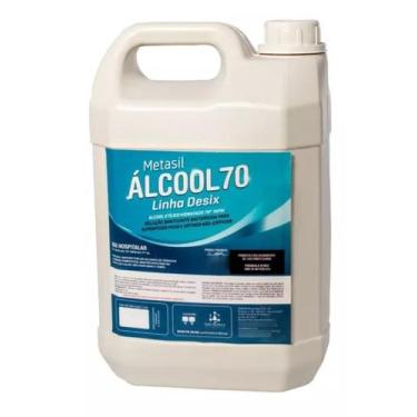 Imagem de Alcool Liquido 70% Metasil Galão 5 Litros Etílico Hidratado
