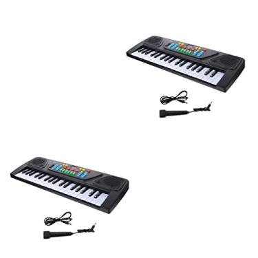 Teclado elétrico para piano infantil, brinquedo de piano bebê com 22  teclas, brinquedo de piano musical