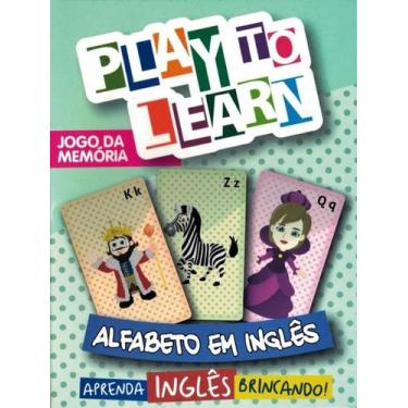 Imagem de Play To Learn - Jogo Da Memoria - Alfabeto Em Ingles
