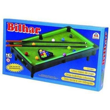 Jogo de Sinuca Infantil 40 x 23 cm Snooker Bilhar Brinquedo no Shoptime