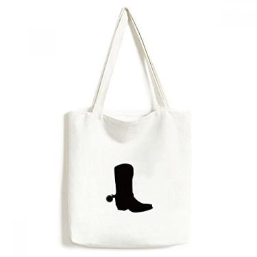 Imagem de Botas femininas pretas cano alto padrão contorno sacola sacola sacola de compras bolsa casual bolsa de mão