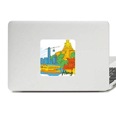 Imagem de China Hong Kong Victoria Decalque Vinil Paster Laptop Adesivo Decoração PC