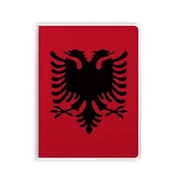Imagem de Diário de capa macia com a bandeira nacional da Albania da Europa