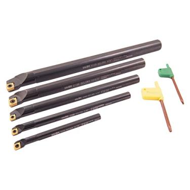 Imagem de HHIP 1001-0023 5 Piece SCLCR Indexable Boring Bar Set, 5/16-3/8-1/2-5/8 & 3/4 Inch