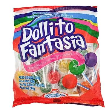 Imagem de Pirulito Sortido Dollito Fantasia 300g - Confirma