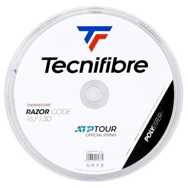 Imagem de Corda Tecnifibre Razor Code 16 1.30mm Copolímero Branca - Rolo com 200m-Unissex
