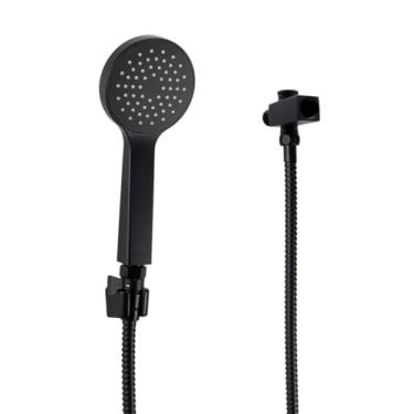 Imagem de Chuveirinho de Mão ABS Preto Fosco com Mangueira 180 cm e Desviador