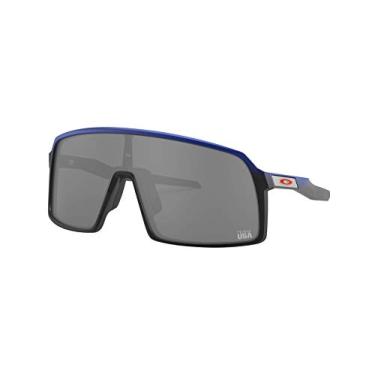 Imagem de Óculos de Sol Oakley Masculino OO9406 Sutro Retangulares, Team USA Tokyo Fade/Prizm Preto, 37 mm