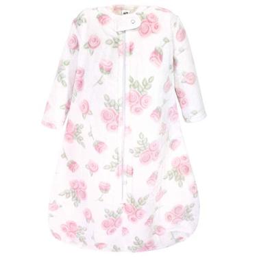 Imagem de Hudson Baby Saco de dormir de pelúcia unissex para bebê, saco, cobertor, rosa rosa, 6 a 12 meses