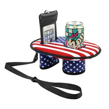 Imagem de Xxerciz Suporte flutuante de neoprene para bebidas, porta-copos flutuante para celular, garrafa hidra, copo solo, Yeti, copos, suporte de bebida na piscina para festa na piscina e diversão na água