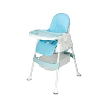 Imagem de Cadeira de Alimentação Alta para Bebê 3 em 1 até 24Kg Multmaxx (Azul)