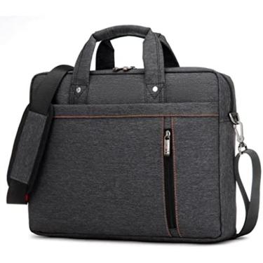 Imagem de Bolsa para laptop à prova d'água, design multiuso estendido, airbag, à prova de choque, ombro para notebook, preto, 17,3 polegadas