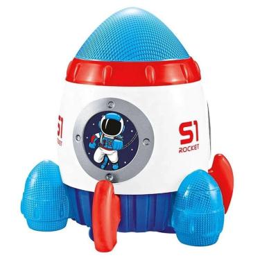 Imagem de Novo rocket espacial elétrico, brinquedo com luz, música