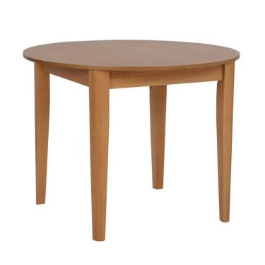 Imagem de Mesa de Jantar Redonda Extensível com Tampo MDF Fresta Avelã