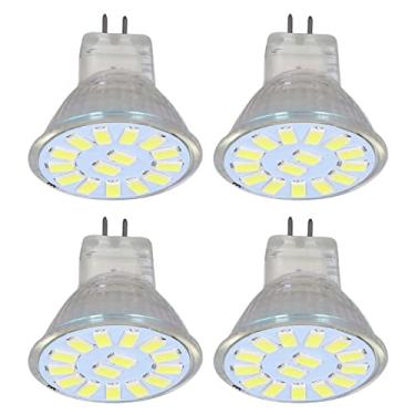 Imagem de Lâmpada Led Mr11, Economia de Energia, 500lm, Base de Pino Duplo, Lâmpada de Ponto de Paisagem para Sala de Estar, 4 Peças (Branco frio)