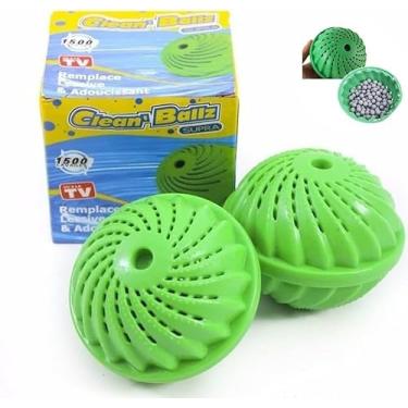 Imagem de 【Bola Mágica Ecológica Para Lavar Roupas】 Durabilidade de até 1000 ciclos, Sem Sabão Com Cerâmica Esfera Econômica Para Lavagens, Elimina Fiapos e Pelos Filtro, Shop Brasil®"