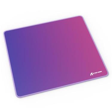 Imagem de Mouse pad para jogos ATTACK SHARK CM03 com revestimento de filme arco-íris, ultramacio, resistente à água, base de borracha antiderrapante, amortecimento de 4 mm de espessura para esportes eletrônicos