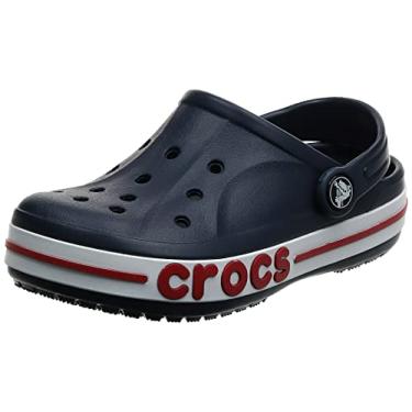 Imagem de Crocs Tamanco Bayaband masculino e feminino, Azul-marinho/Pimenta, 10 Women/8 Men