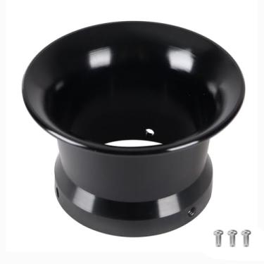 Imagem de PWK Copo de buzina de vento de admissão 50 mm 5.0 cm interface de filtro de ar de carburador modificado para PWK 21-24-26-28-30 mm carburador para Yamaha Kawasaki ATV ciclomotor Go Kart Dirt Bike