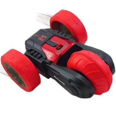 Imagem de Carrinho Controle Remoto Flip Manobra 360 Radical Luzes Som Super Carro Criança Divertido Aventura Brinquedo Radical