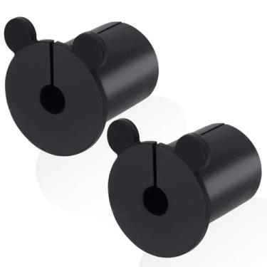 Imagem de Kit de roteamento de cabos com 2 peças, orifício de parede de 2,5 cm, alimentação através de buchas, cabo Ethernet de silicone, ilhós, capa protetora para cabos de proteção Starlink