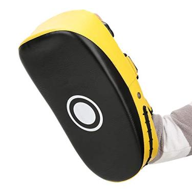 Imagem de Escudo de Treinamento de Chute, Alvo de Mão de Taekwondo, Proteção Segura, Enchimento de Esponja de Eva Livre de Tóxicos para Adultos para Sanda (Amarelo)
