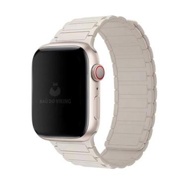 Imagem de Pulseira Elos Silicone Compatível Com Apple Watch - Baú do Viking, Est