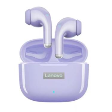 Imagem de Fone LP40 Pro Thinkplus Original Fone de Ouvido Sem Fio Bluetooth TWS - Baixa Latência em Jogos True Wireless Sport Bluetooth Headset, 5.0 Touch, Microfone embutido, Controle Touch Bateria (Roxo)