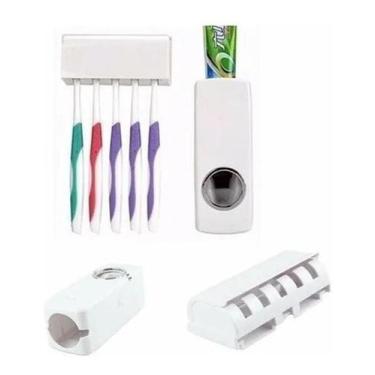 Imagem de Dispenser Aplicador De Pasta De Dente Automático Branco - BCS