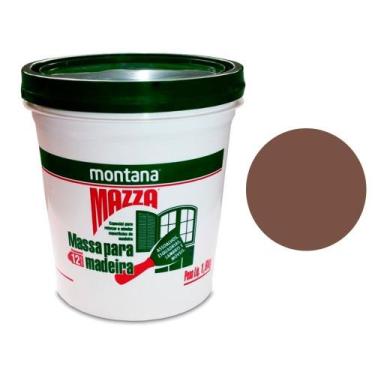 Imagem de Massa Calafetar Correção Madeira Mazza 1,60kg Ipê - MONTANA