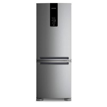 Imagem de Geladeira Brastemp Frost Free Inverse A+++ 479 litros cor Inox com Super Capacidade e Smart Flow - BRE58FK