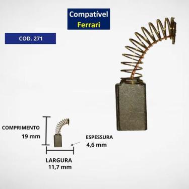 Imagem de Escova CARVAO C271G Serra MARMore ferrari SMA950 - carbonpecas