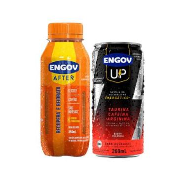 Imagem de Kit Engov After Tangerina 250ml + Engov Up Melancia Lata 269ml