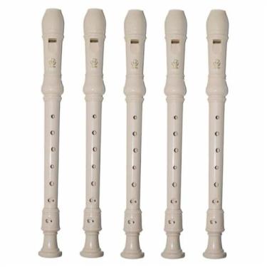 Imagem de Flauta Doce Yamaha Yrs 24 B Barroca Kit C/5